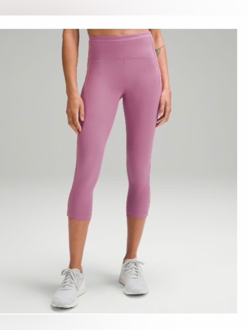 Lululemon Swift Speed High-Rise Crop 21” – Velvet Dust – Size 4